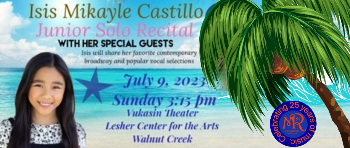 Music Repertoire Isis Mikayle Castillo JUL 2023 Main Event